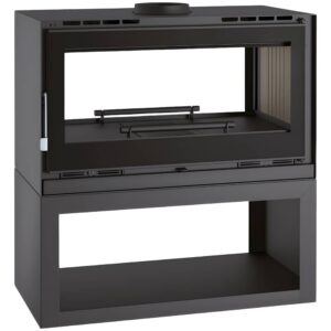 FM Poêle à bois central double face M-172 LK – 12,6kW – 70cm