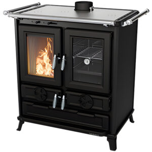 Cuisinière à Bois Thermorossi Klaretta Evo | Fonte & Four 27L | 8,2 kW